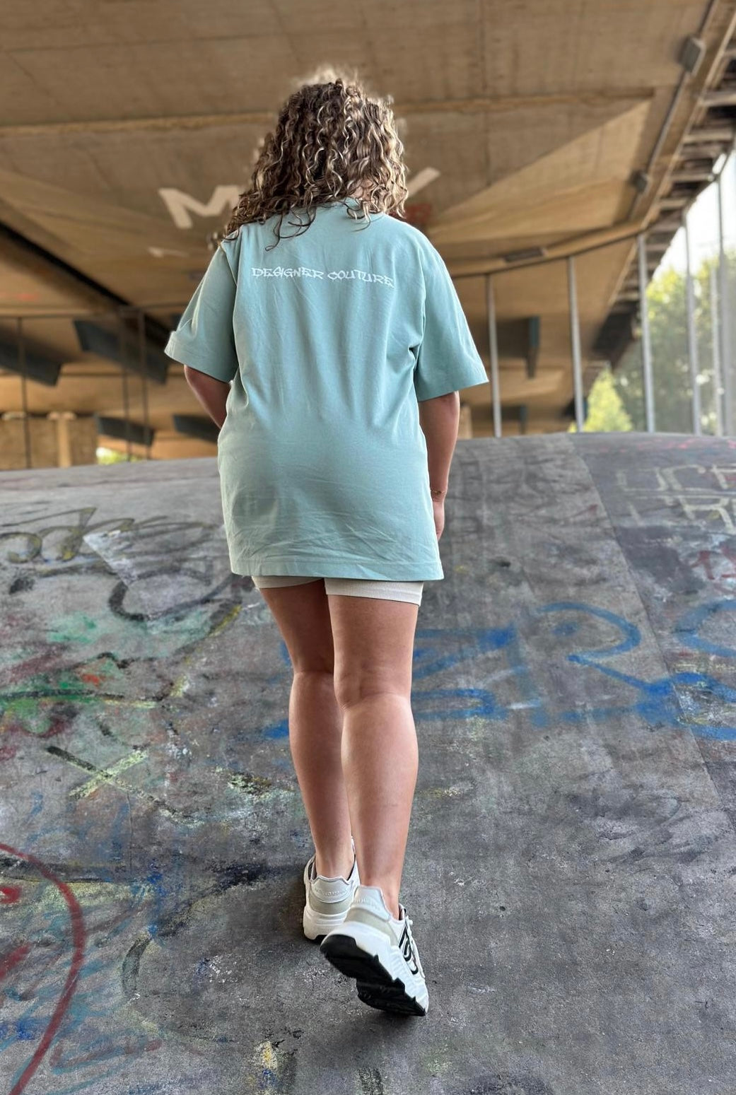 Oversized T-shirt Aloe Green