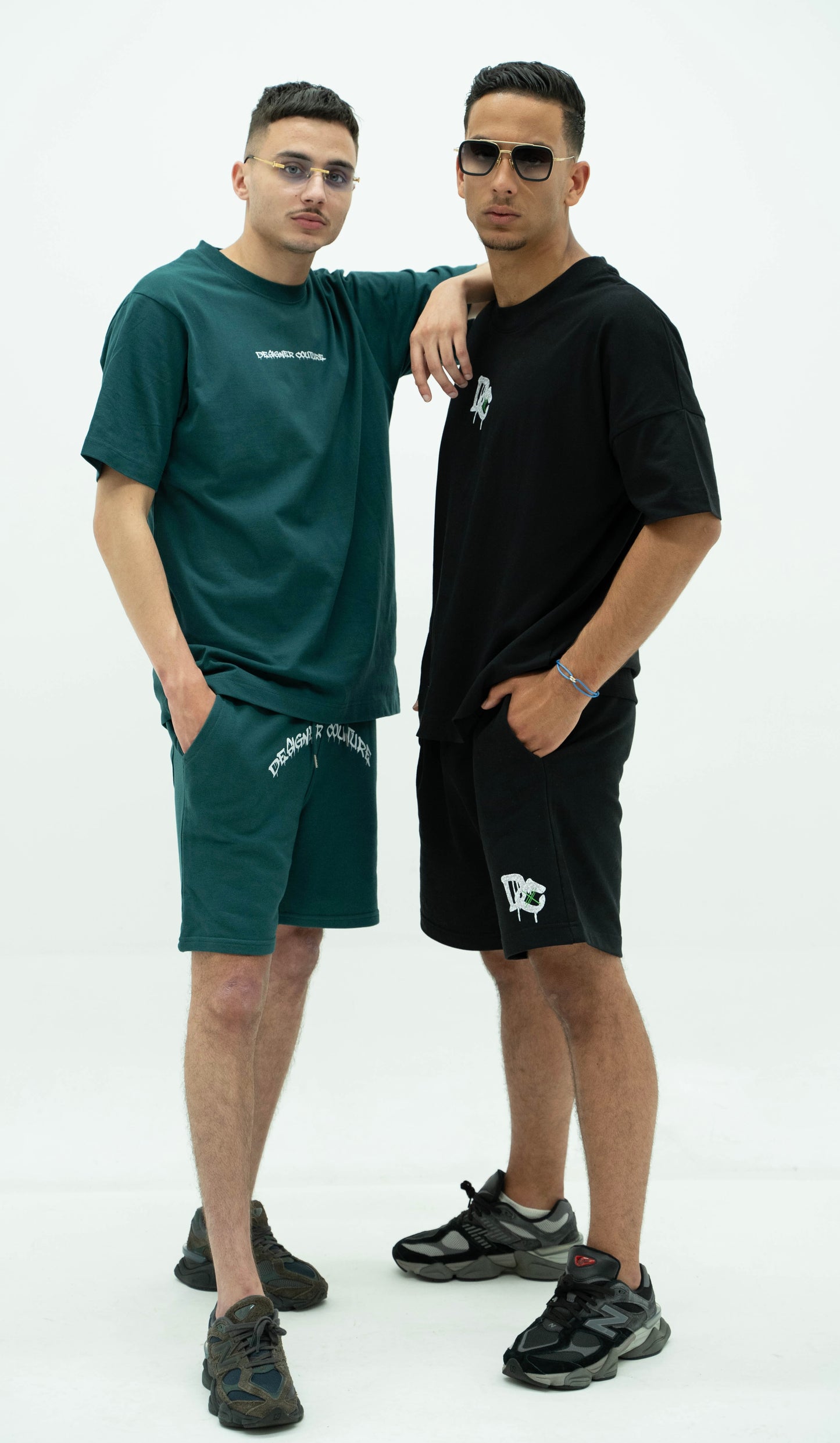 Sweatshort Glazed Green