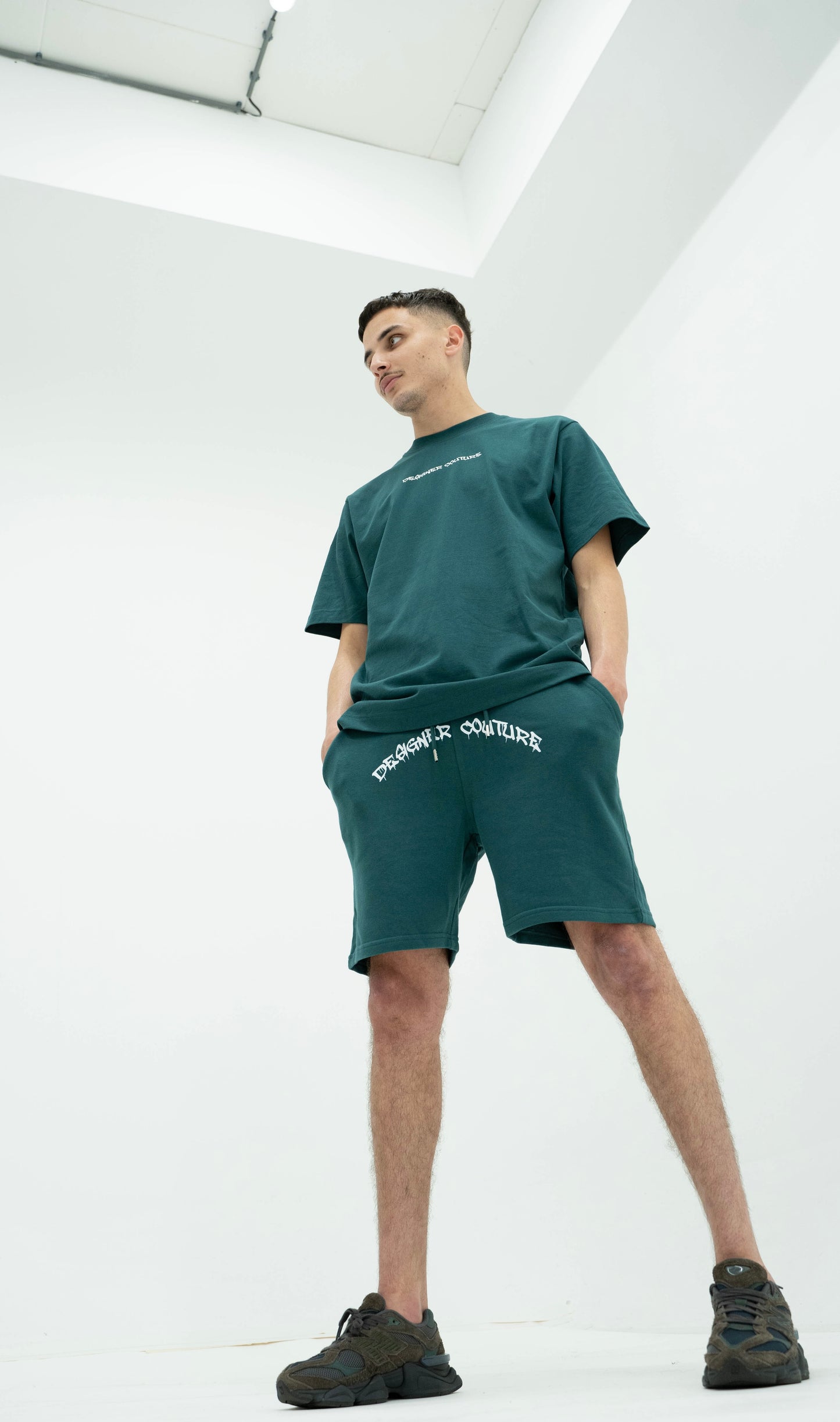 Sweatshort Glazed Green