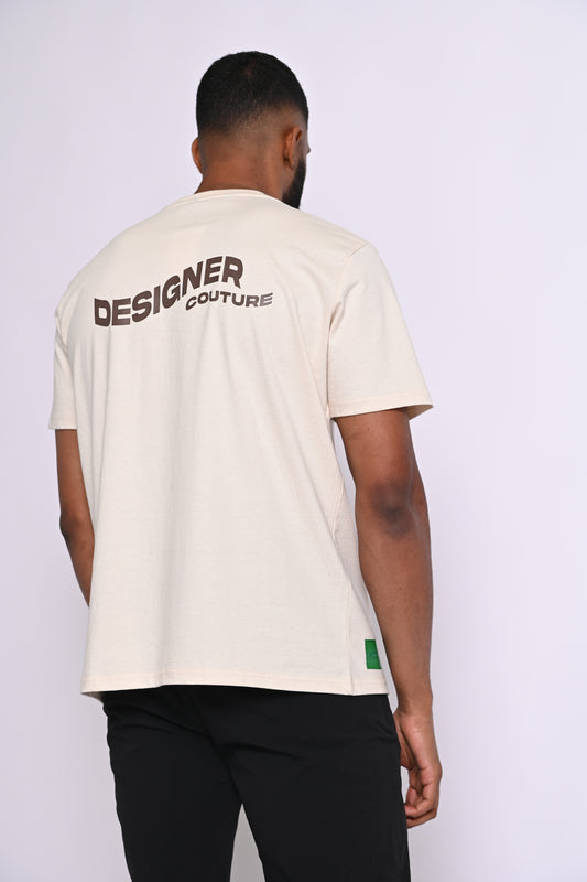 Naturel Raw Oversized T-shirt