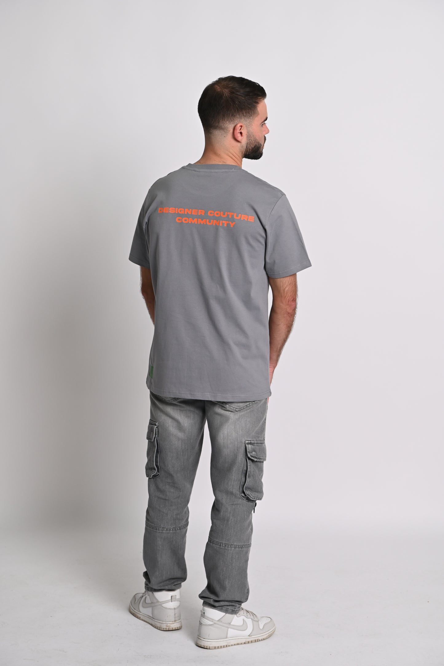 Indigo Grey DC Community Oversized T-Shirt