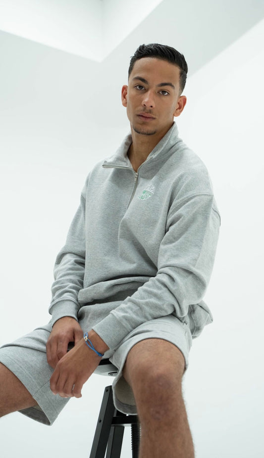 Sweatshirt Grey With DC Graffiti