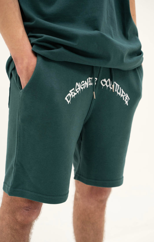 Sweatshort Glazed Green