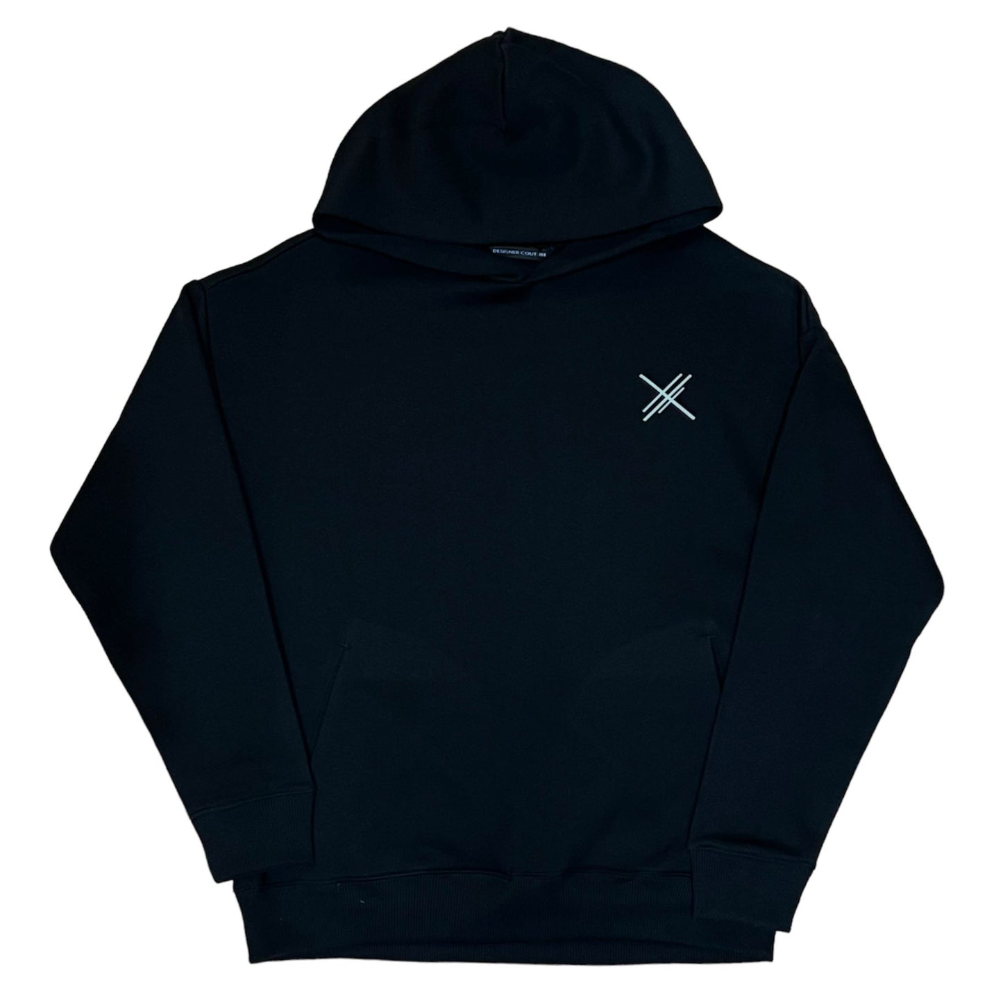 Zwarte oversized DC-hoodie