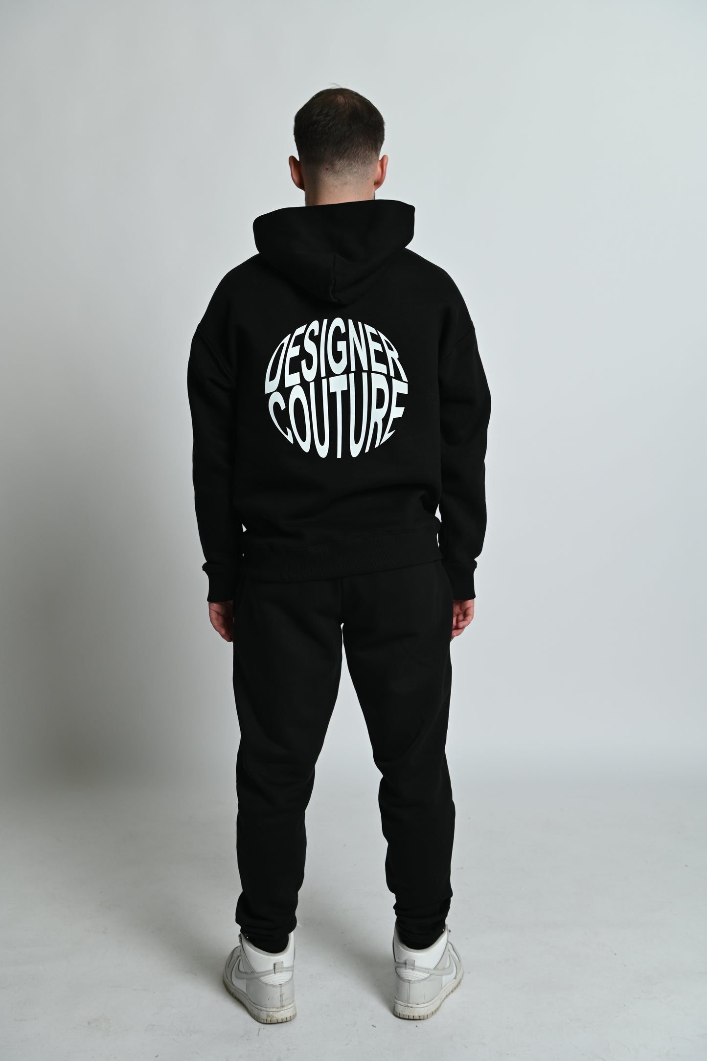 Zwarte oversized DC-hoodie