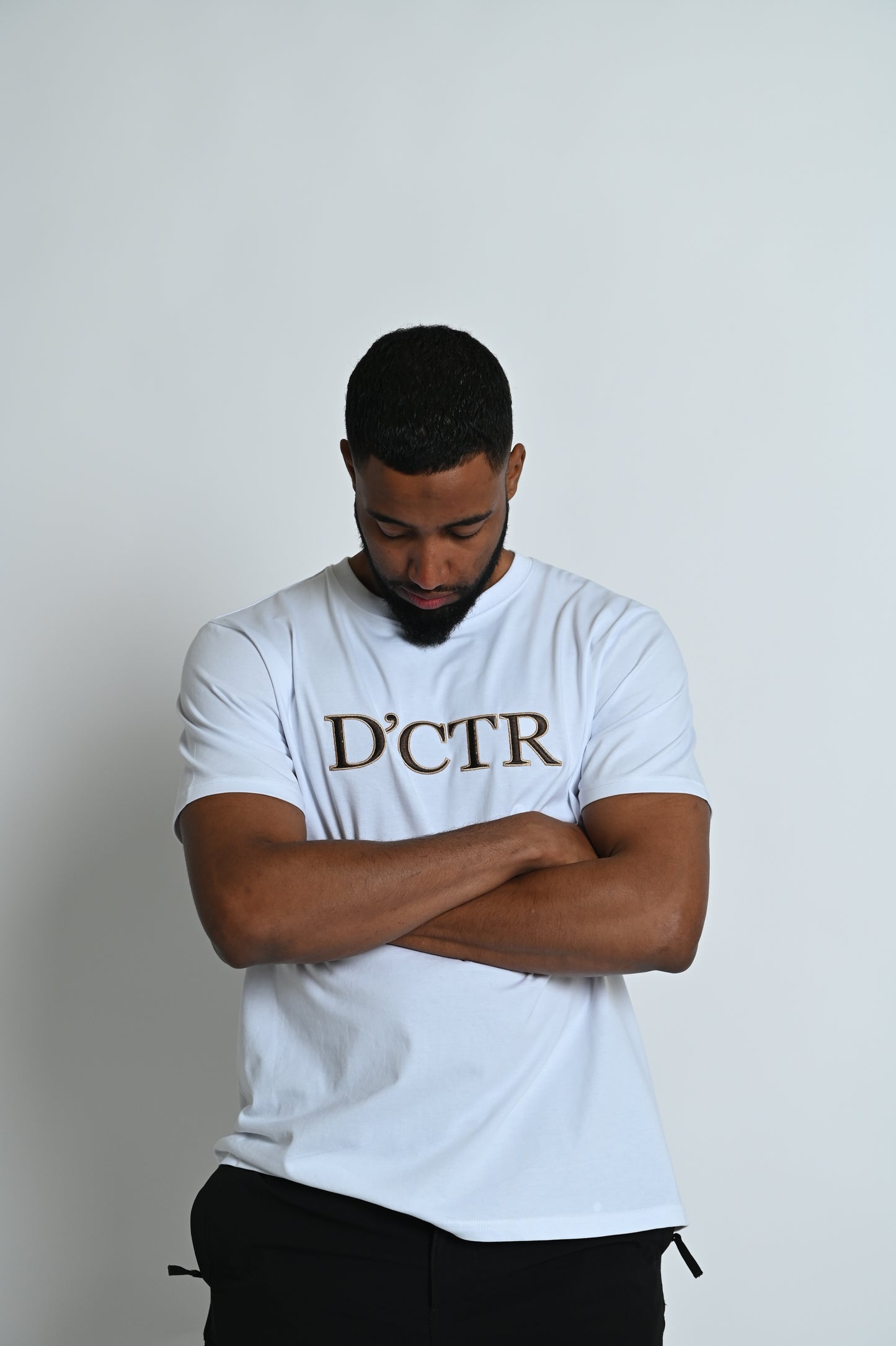 Oversized D'CTR Embroidery T-shirt