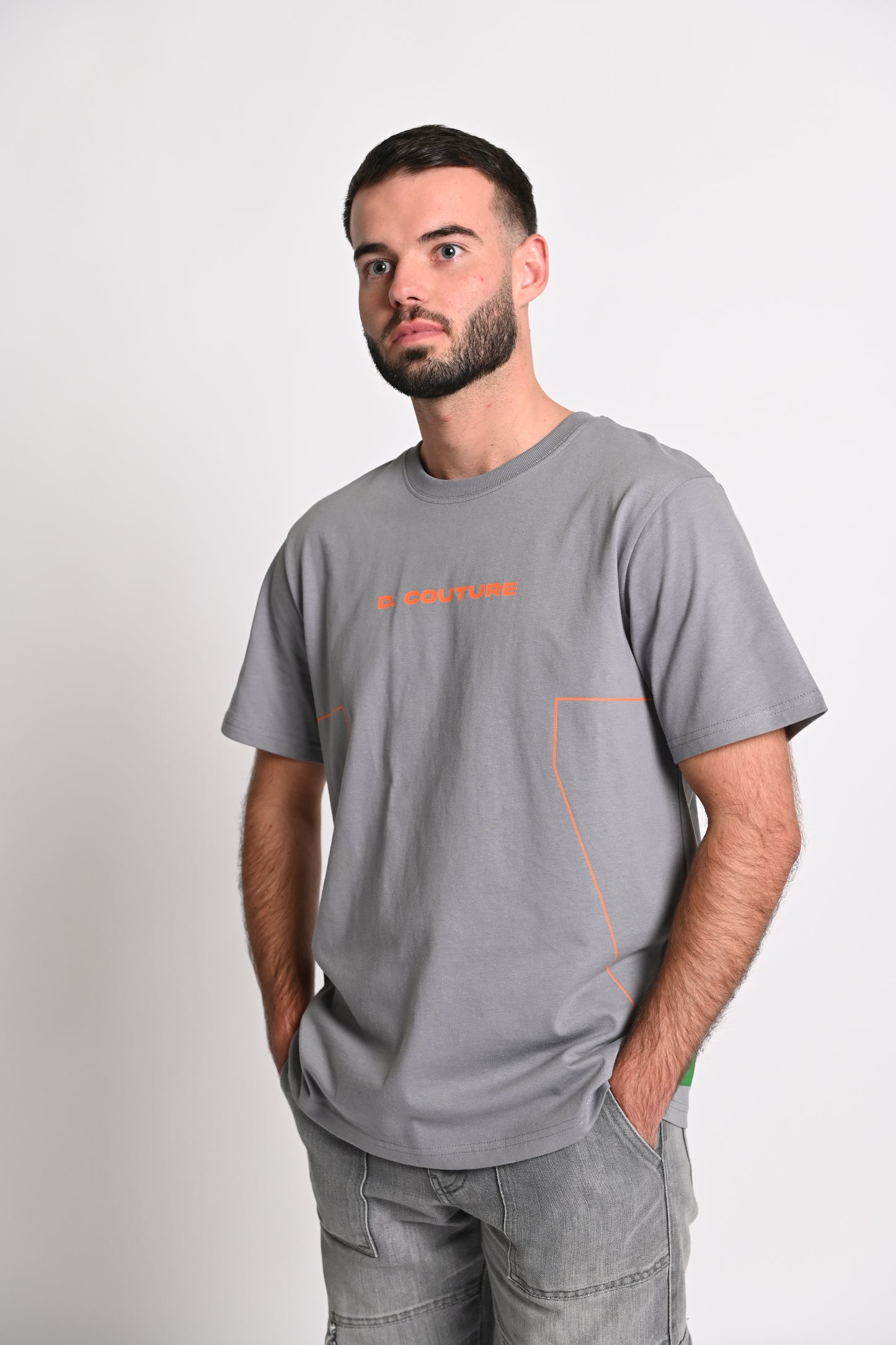 Indigo Grey DC Community Oversized T-Shirt